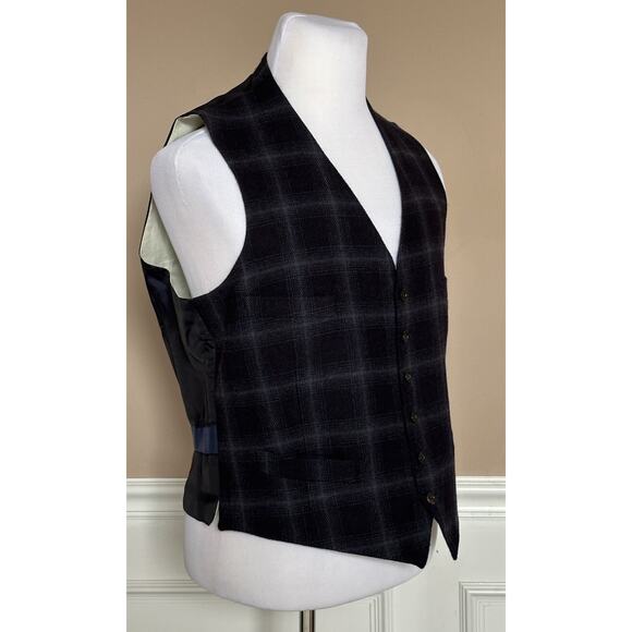 Ralph Lauren Purple Label Camel Hair Blue Vest 38R US/48R Euro Italy NWT $695 - Picture 2 of 10